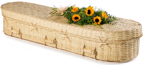 Bamboo Rounded Coffin